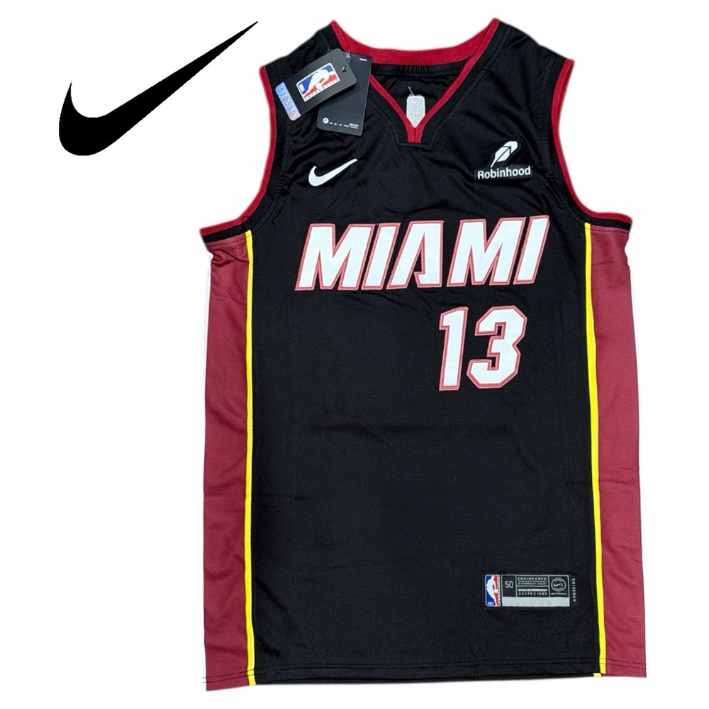 Nike Dri-Fit NBA Miami Heat Bam Adebayo #13 Swingman Jersey - Size 50